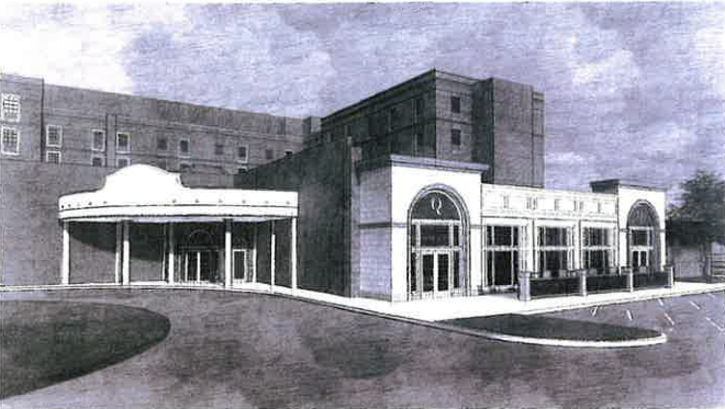 Rendering of Queensbury Hotel Ballroom Expansion