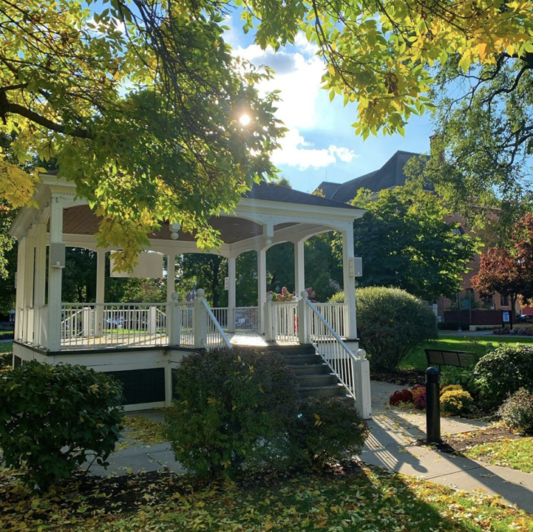 AS picture of the City Park Bandstand in Glens Falls, NY