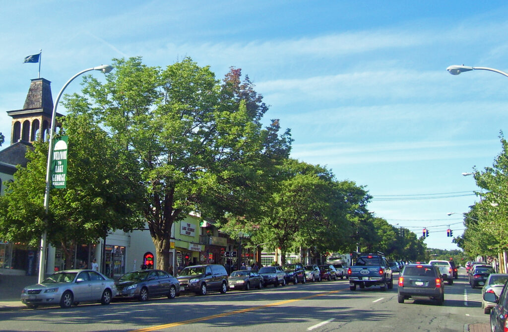 View of Canada Street in Lake George