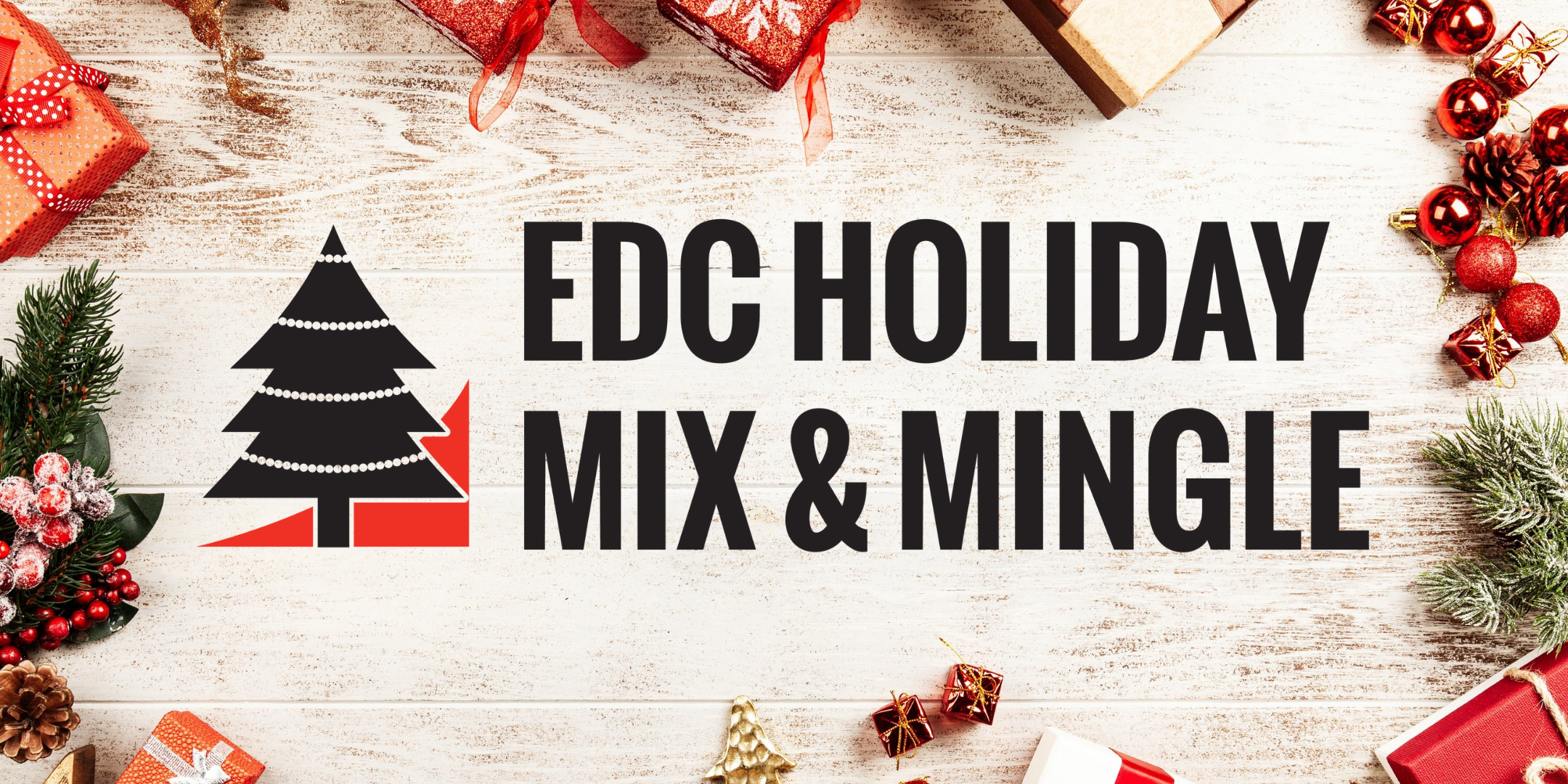 Logo for EDC Holiday Mix & Mingle